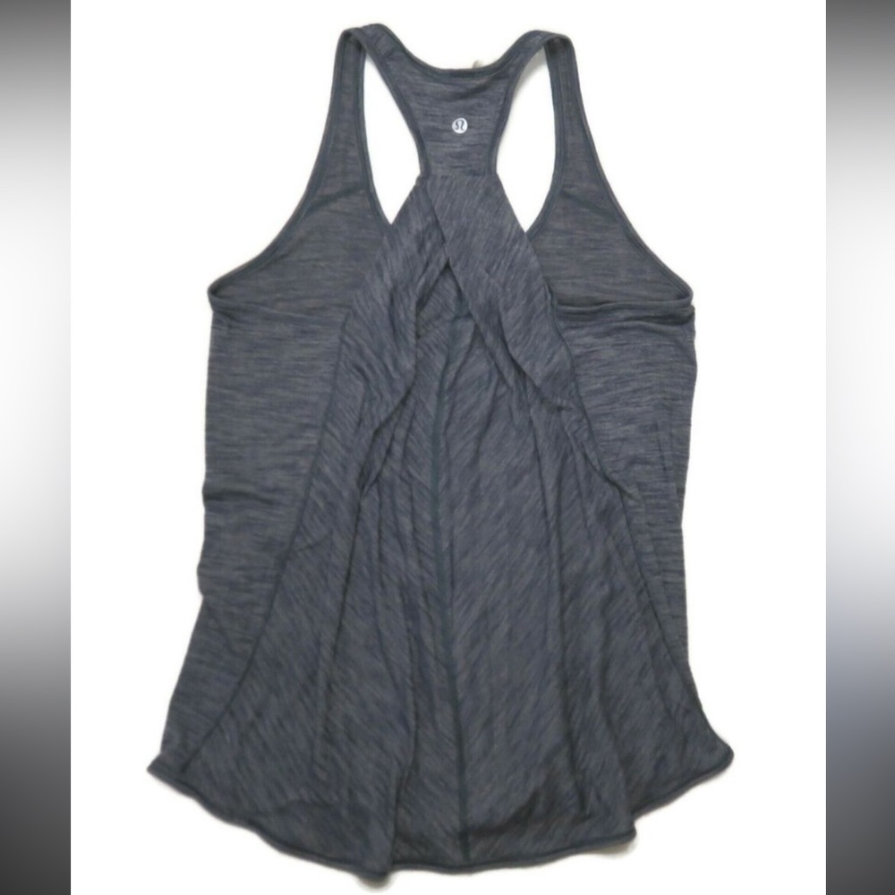 lululemon athletica Gray Asymmetrical Relaxed Tank Top